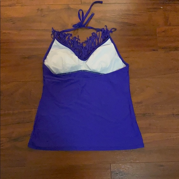 Swimsuit Bundle: 3 piece purple swimsuit - Picture 2 of 7